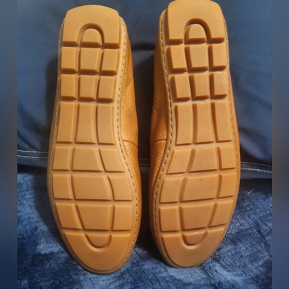 💖EUC💖 Coach Mary Lock Up Leather Loafers, Caramel Brown Women’s Size 9.5 - Picture 8 of 14